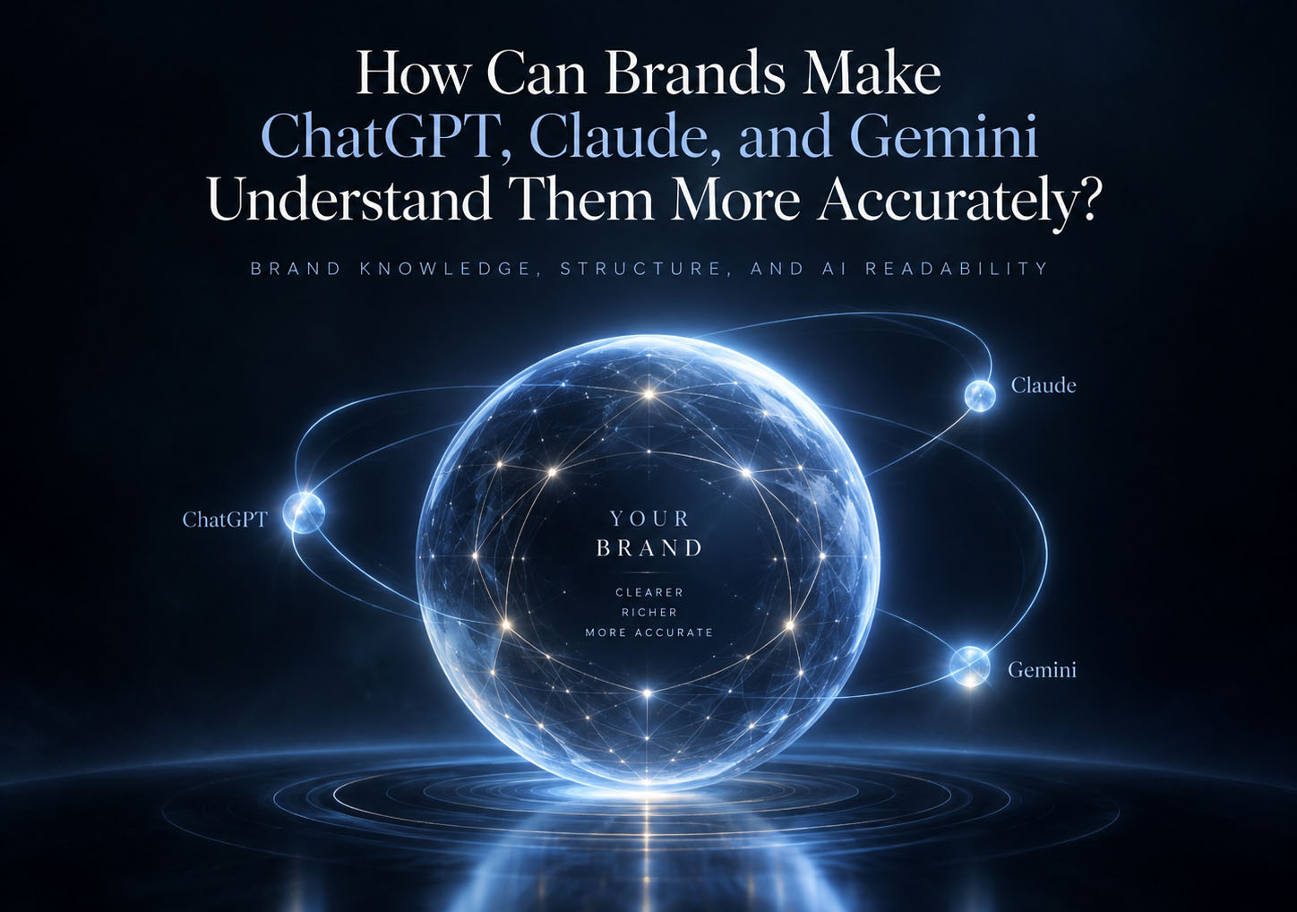 How Can a Brand Get ChatGPT, Claude and Gemini to Understand It Accurately?