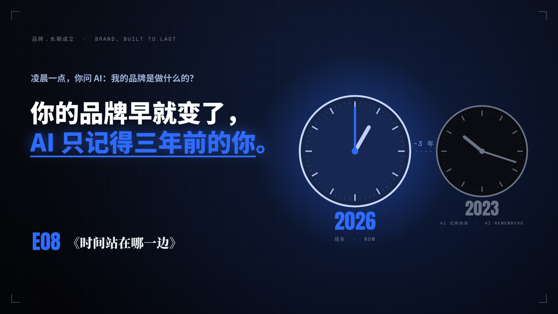 E08 | 品牌不是一次表达,是一千天的重复